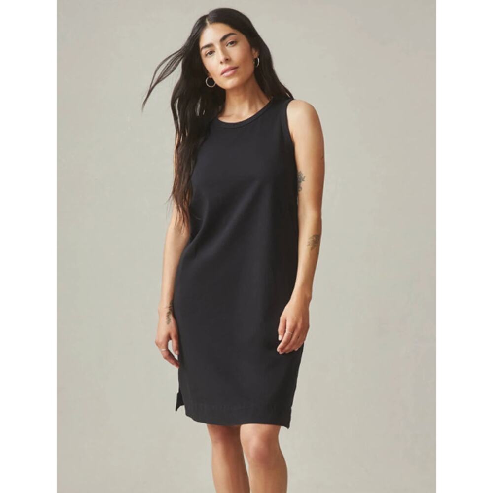 American Giant Muscle Tee Dress Sleeveless Black Size Small